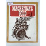 [ cinema / movies ] A souvenir programme for the 1969 motion picture Western Mackenna's Gold