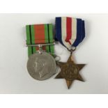A France and Germany Star and Defence Medal
