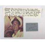 An autograph of Commander John Simon Kerans DSO Royal Navy, commander of HMS Amethyst at the time of