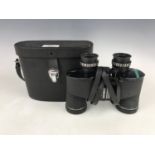 A cased pair of Chinon 8 x 40 binoculars