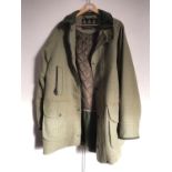 An as-new Barbour traditional double twist 100% Merino 2 ply tweed jacket, size L