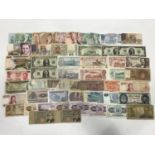 A quantity of largely late 20th Century Commonwealth and world banknotes