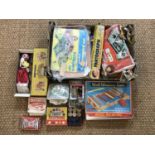 Vintage toys and games, including a boxed Pelham Puppet, modelled as "Gypsy", a 1960s boxed