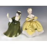 Two Royal Doulton figurines, Simone HN 2378 and The Last Waltz HN 2315