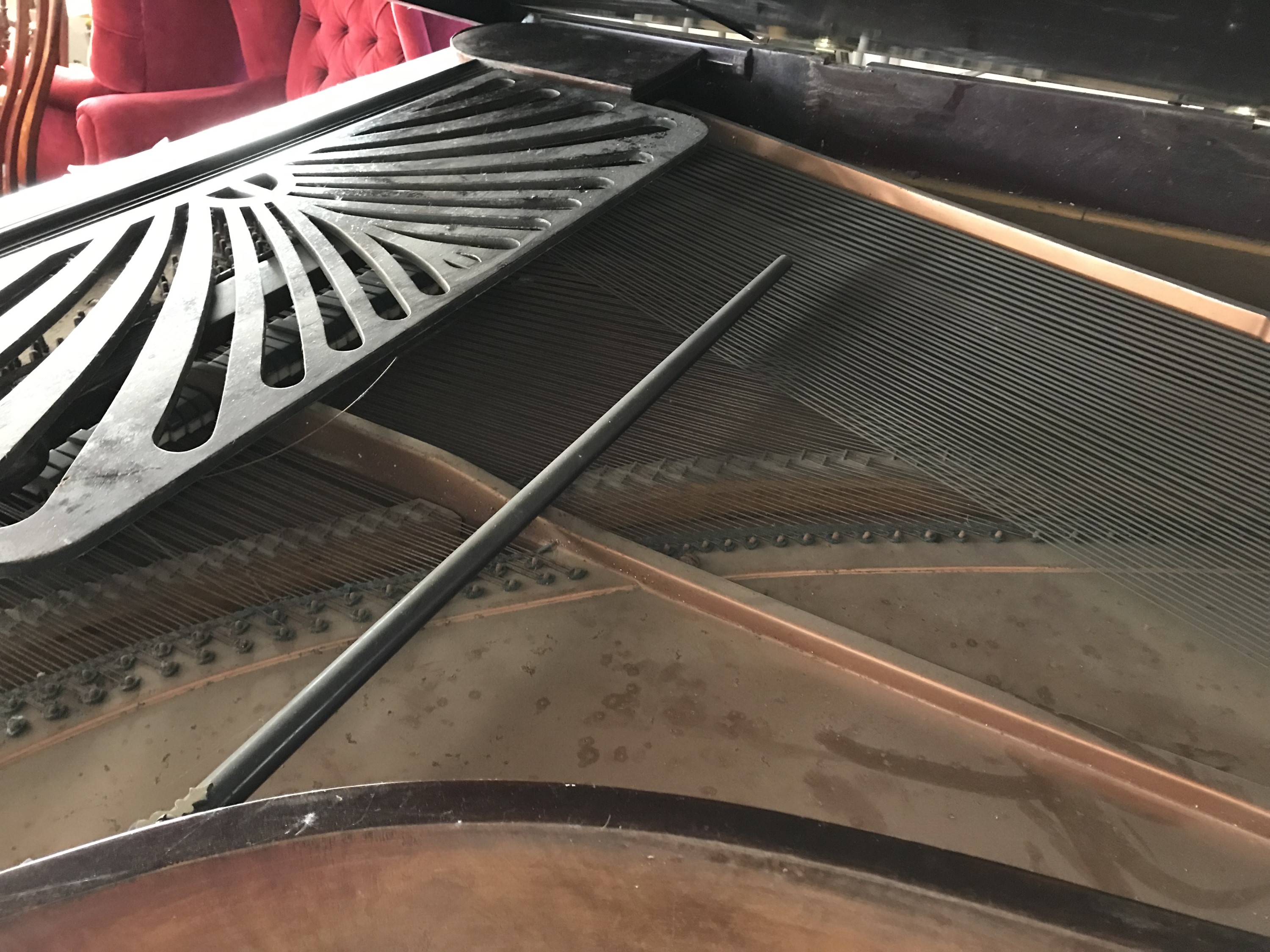 A late 19th Century Collard and Collard petite grand piano (a/f) - Image 3 of 4