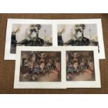 After Terence Cuneo OBE (1907-1996) Three signed limited edition prints, to include La Fleche D'