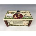 A Fielding's Crown Devon John Peel musical box (a/f)