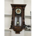 A 19th Century Vienna wall clock