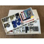A quantity of Meccano housed in a precision home-made sectional box / trunk