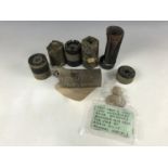 A quantity of inert Second World War Luftwaffe incendiary bomb parts