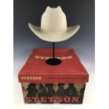 A John B. Stetson Company 4X Beaver fur Western / "Cowboy hat", size 7 3/8, as new, in official