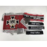 A quantity of reproduction German Third Reich insignia etc