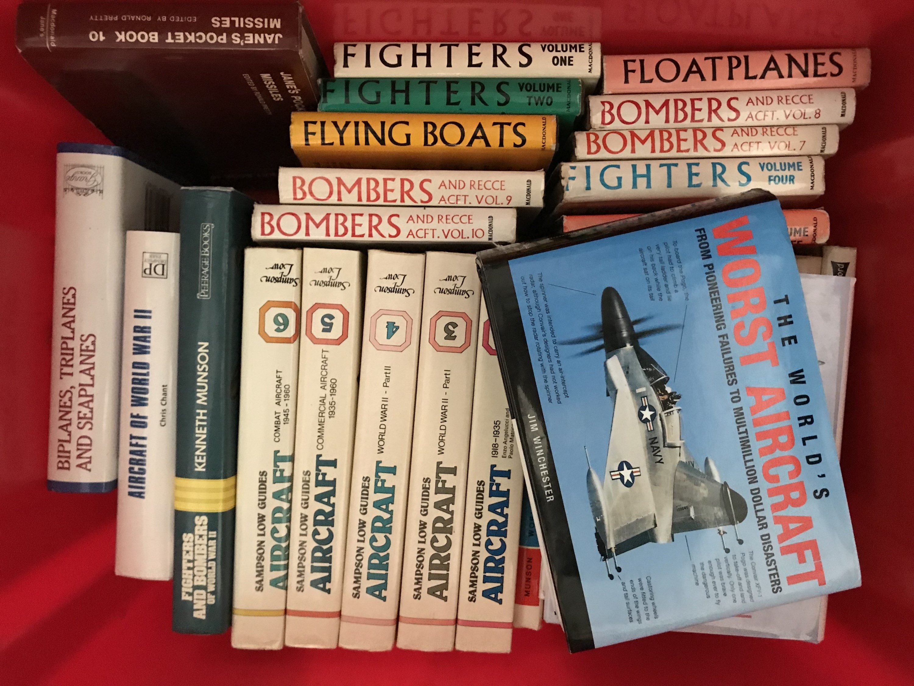 Books on military aircraft and air warfare