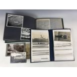 A quantity of postcards depicting naval subjects