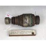 A relic motor armature with provenance to a Luftwaffe Me109 wreck