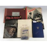 An English language edition of Hitler's Mein Kampf, and sundry German Third Reich publications