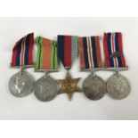 Second World War campaign medals