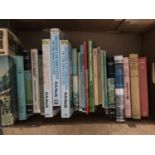 A quantity of books on railway