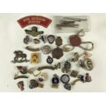 Sundry military and other badges etc