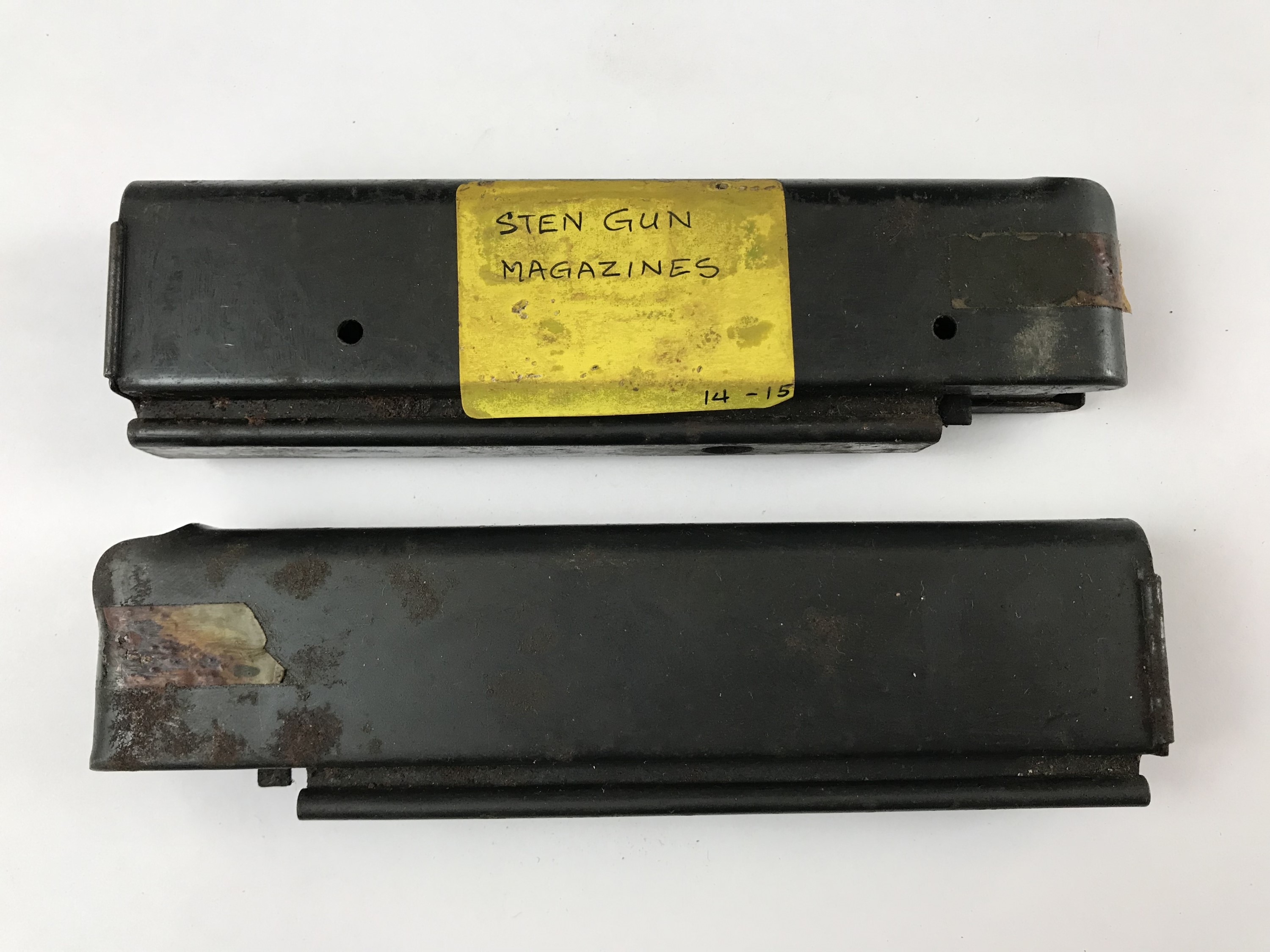 Two Thompson machine gun magazines