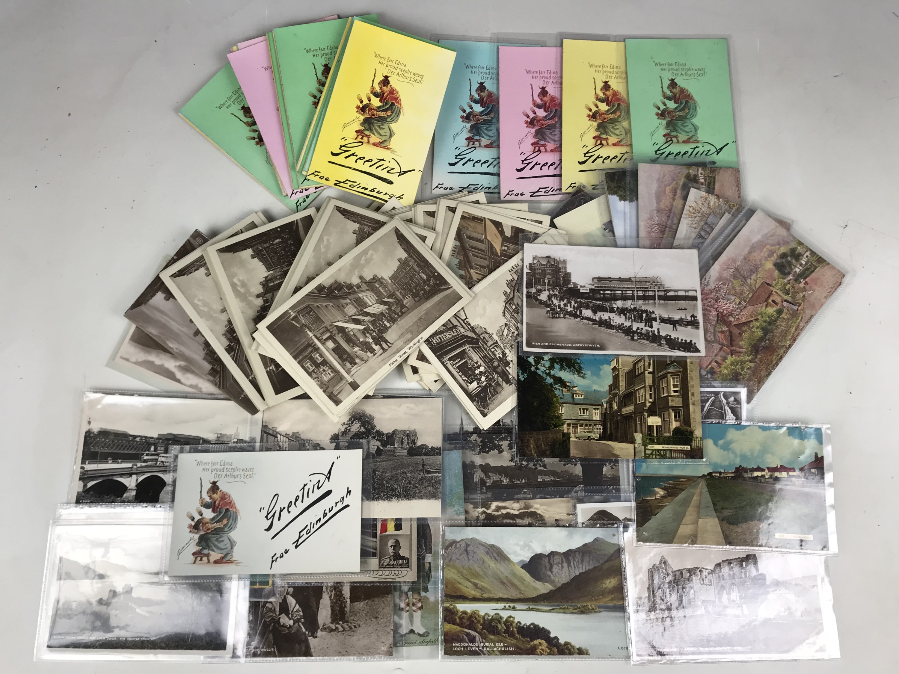 A quantity of postcards pertaining to Carlisle, Cumbria and the surrounding area, to include views