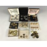 A quantity of cased sets and other Royal Navy / blazer buttons