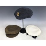 RAF, Army and Navy caps