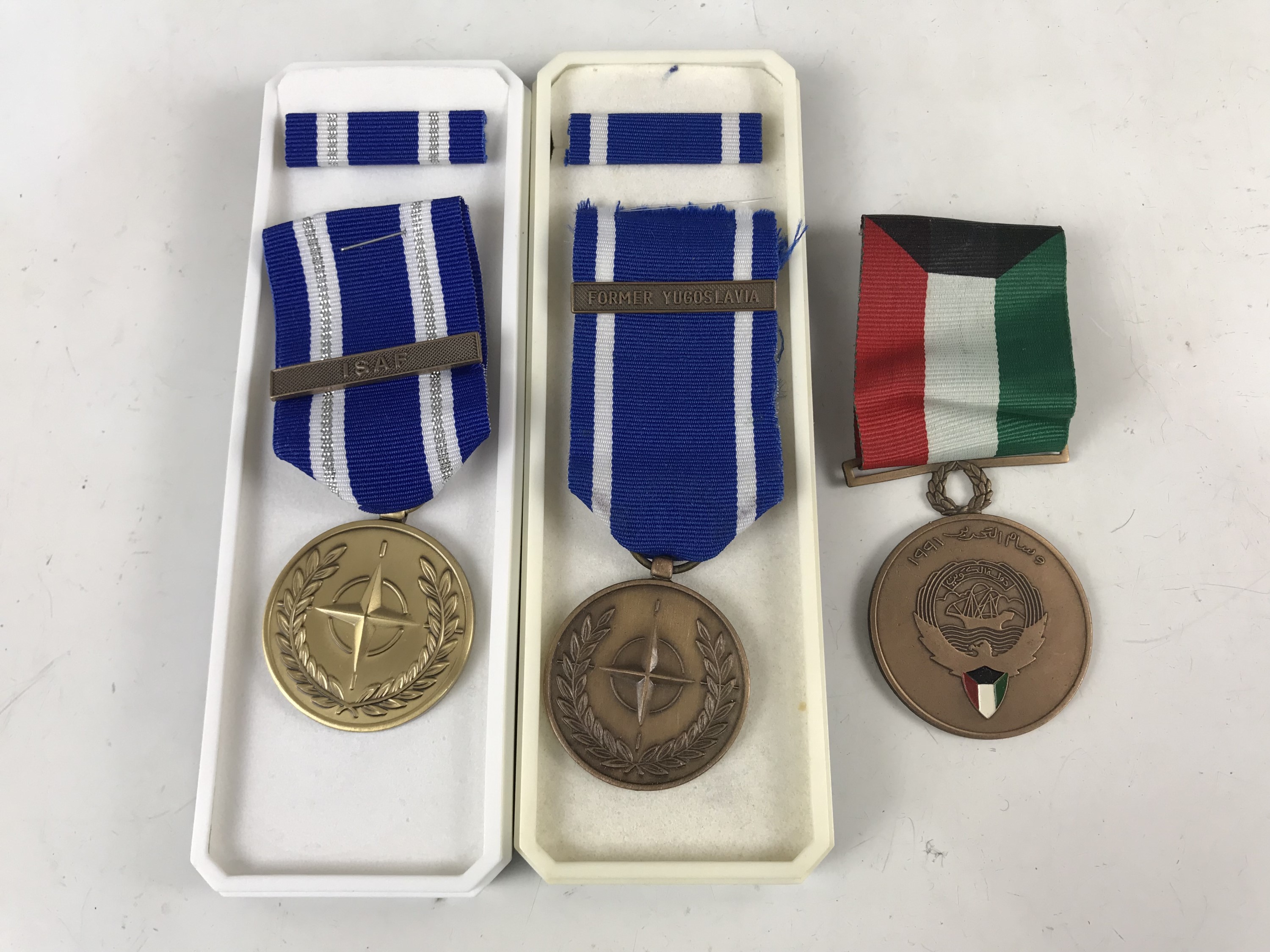 Three NATO military medals