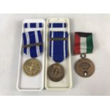 Three NATO military medals