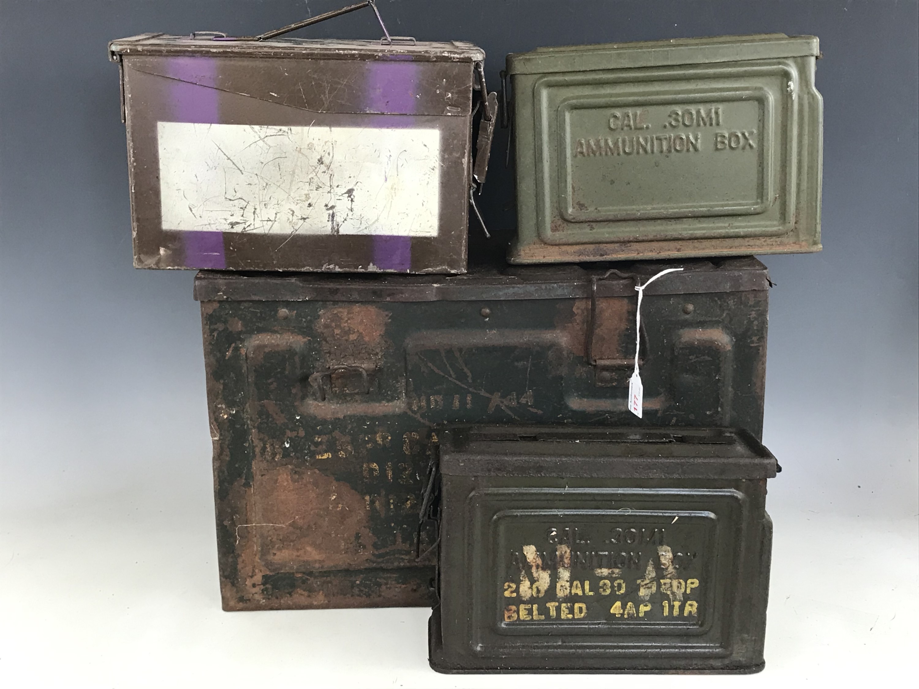 Sundry ammo boxes