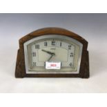 A vintage Stirling electric mantel clock