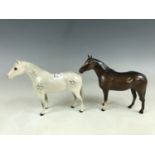 Two Beswick horse figurines