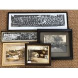 Early 20th century photographs pertaining to Brampton, Cumbria, to include a gelatine silver pint of