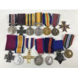 A quantity of replica military medals