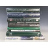 Books pertaining to the Royal Irish Rifles and their role in the First World War, comprising;