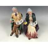 Two Royal Doulton figurines produced exclusively for the collectors' club including Pride & Joy