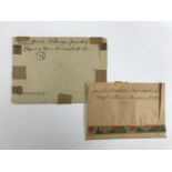 Items of Feldpost / military ephemera pertaining to a Waffen SS Sturmmann