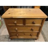 A Victorian pine chest of drawers, of diminutive stature