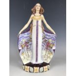 A boxed Royal Doulton figurine entitled Les Saisons Automne, 29 cm in height, HN3068, limited