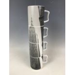 A Rosenthal studio-line Andy Warhol boxed set of four stacking cups depicting the Empire State