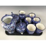 A Maling Ringtons Chintz pattern jug together with Ringtons Chintz teapots, plates and jugs etc