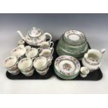A quantity of Spode Chinese Rose tea and dinner ware