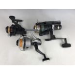 A Ryobi Techno ZR 3000 fishing reel together with two others