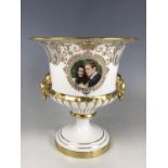 A Royal Worcester commemorative vase for the Royal Wedding 29th April 2011, limited edition of 250