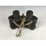 A set of Second World War British Army No 2 prismatic binoculars
