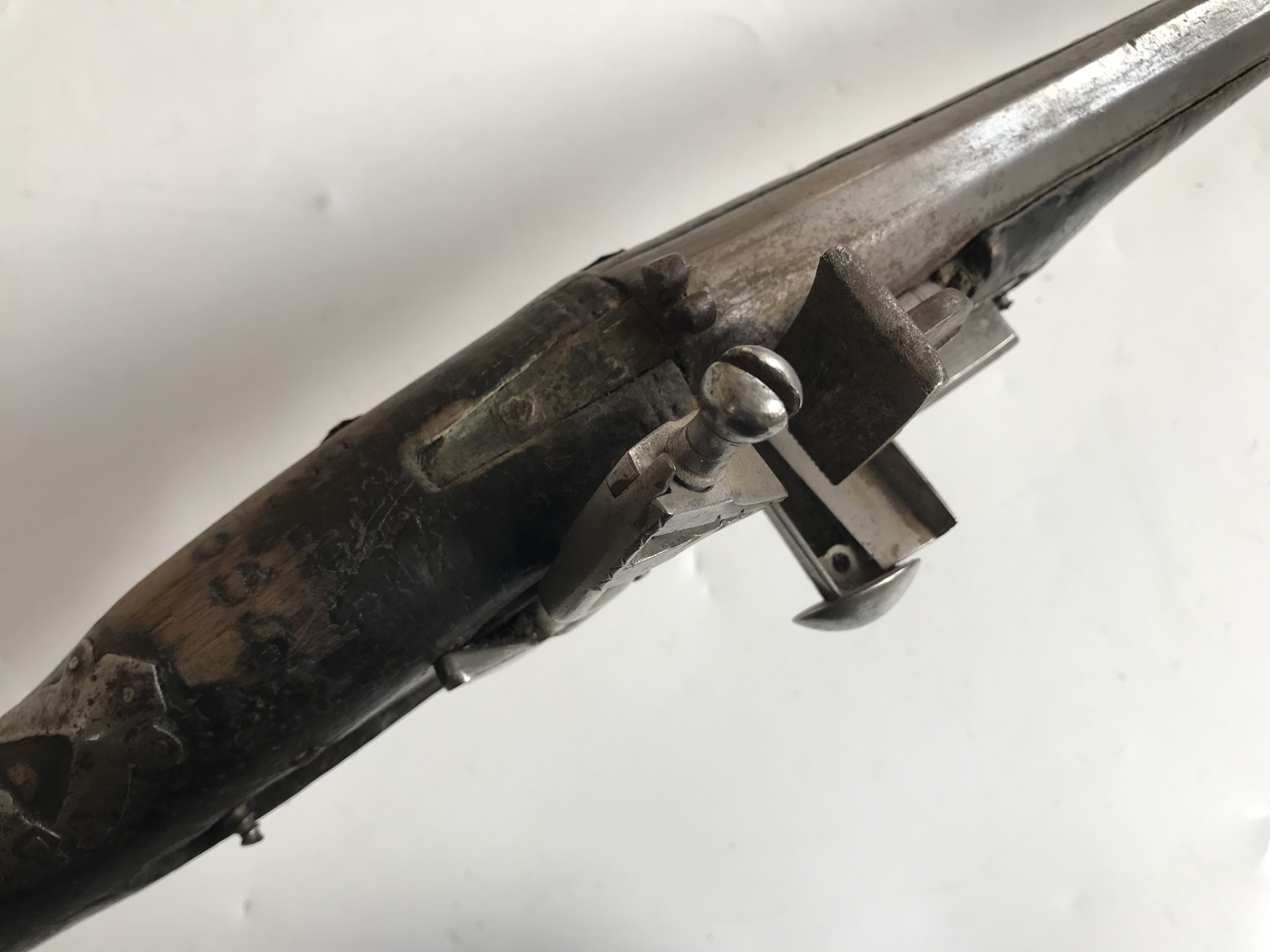 An antique North African snaphance lock musket / kabyle - Image 3 of 5