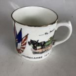 An Aynsley 1919 Morecambe Armistice mug
