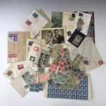 A large quantity of Weimar German and Third Reich stamps and postcards