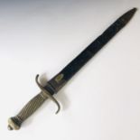 A Prussian Model 1852 hirschfanger / short sword