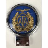 An Air Transport Auxiliary car bumper badge by Automotif